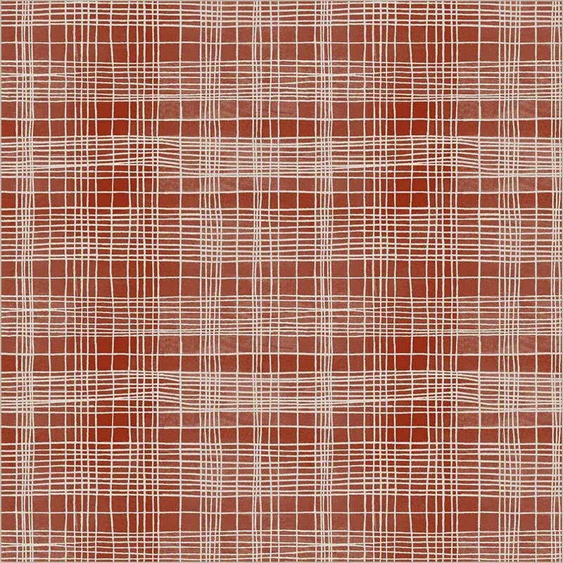 The Plaid One Marcia Derse 54932D-23 Lacquer String Theory Plaid High Density Cotton