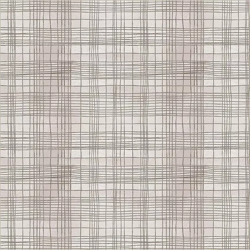 The Plaid One Marcia Derse 54932D-25 Seashell String Theory Plaid High Density Cotton