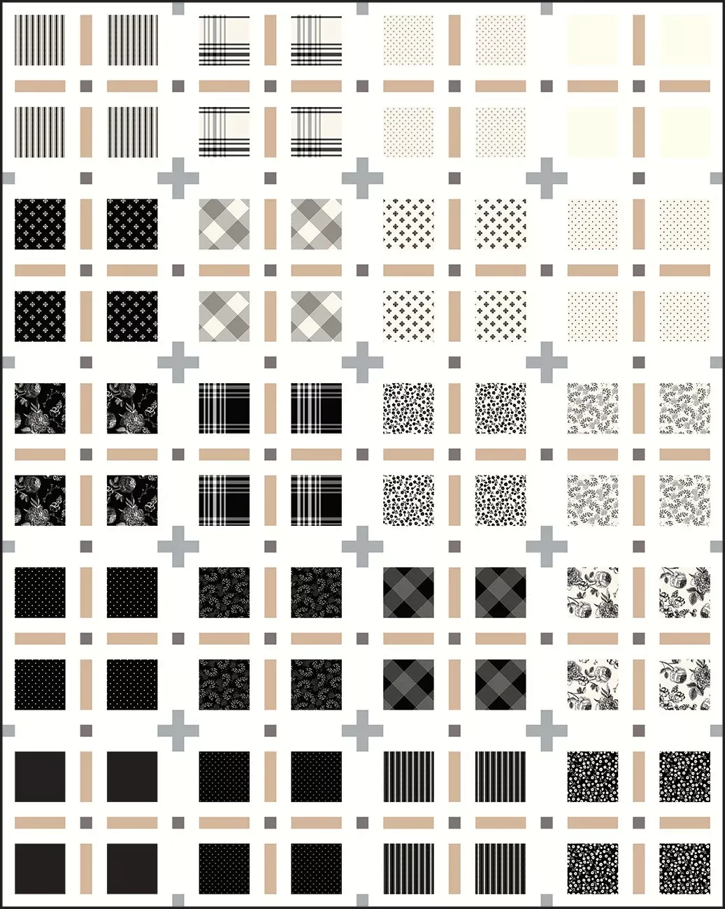Plaid Plus Quilt Pattern