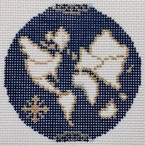 The Plum Stitchery – Atlas Ornaments (7 Colors)