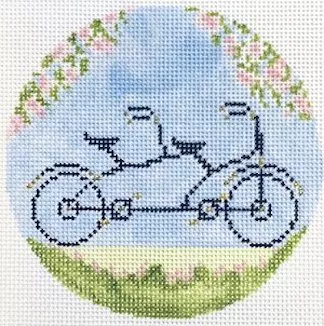 The Plum Stitchery – Bicycle Built for Two Round