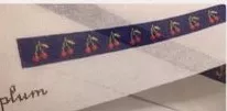 The Plum Stitchery – Cherries Slim Cuff