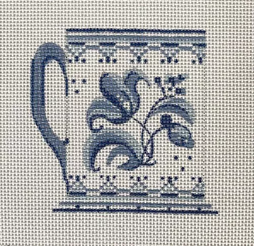 The Plum Stitchery – Delft Floral 3