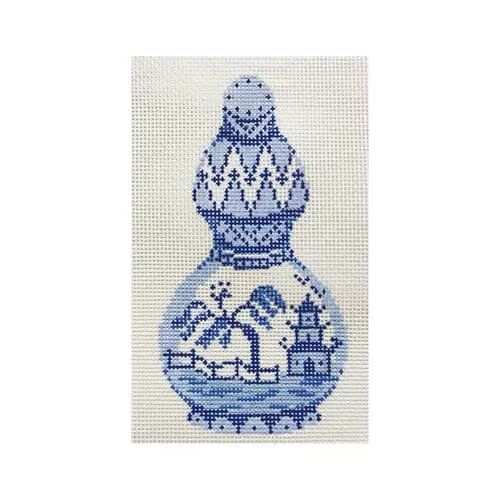 The Plum Stitchery – Double Gourd Ornament