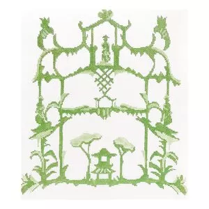 The Plum Stitchery – Garden Folly in Green