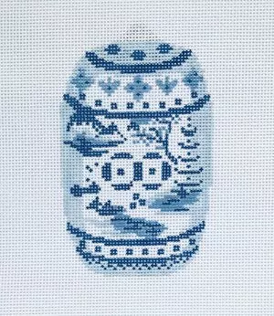 The Plum Stitchery – Garden Stool Ornament