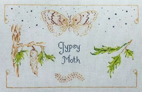 The Plum Stitchery – Gypsy Moth