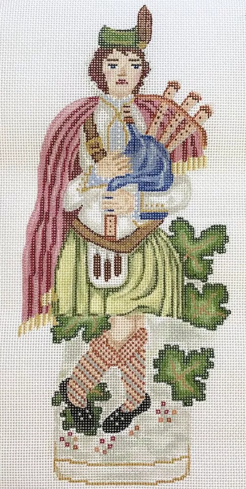 The Plum Stitchery – The Highland Piper