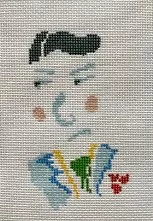 The Plum Stitchery – Petite Face – Green Tie