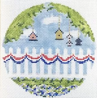 The Plum Stitchery – Picket Fence & Bunting Round