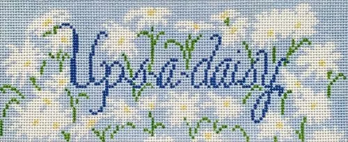 Plum Stitchery Ups-a-Daisy