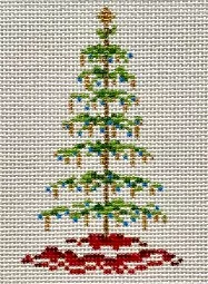 The Plum Stitchery – Victorian Christmas – Feather Tree
