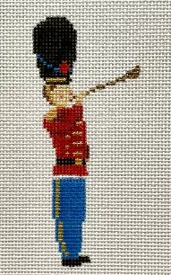 The Plum Stitchery – Victorian Christmas – Soldier & Horn