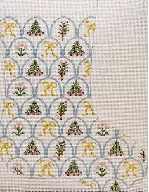 The Plum Stitchery – Yellow Bow Stocking