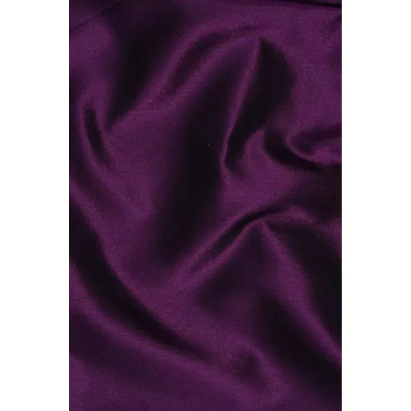 Plum Taffeta Silk Fabric