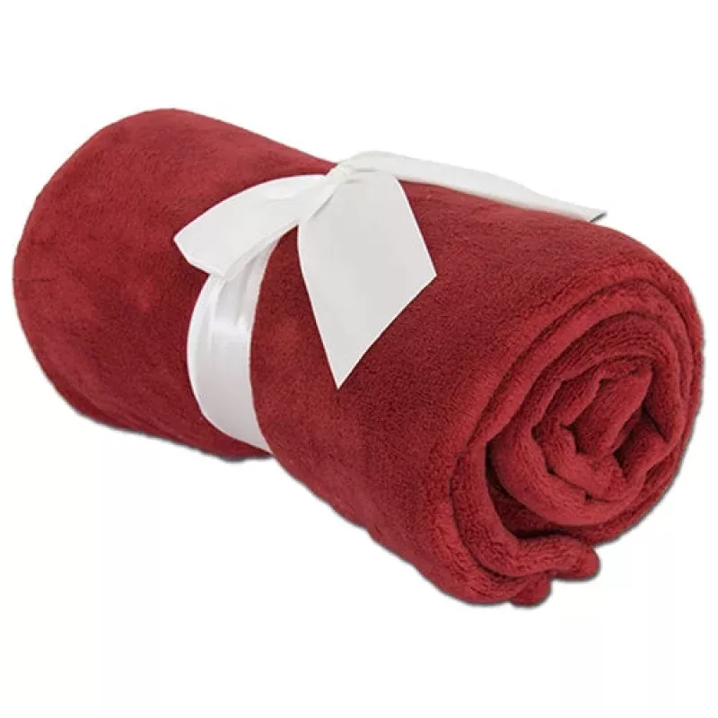Plush Fleece Blanket – Maroon