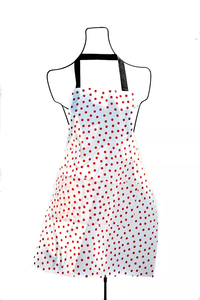 Polka Dot Red Apron