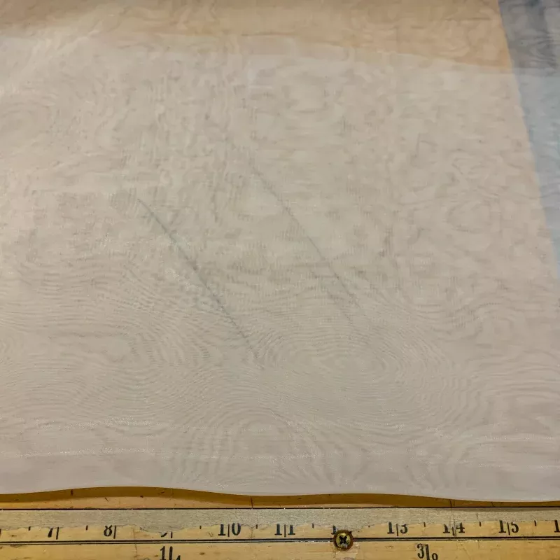 Polyester Organza - White