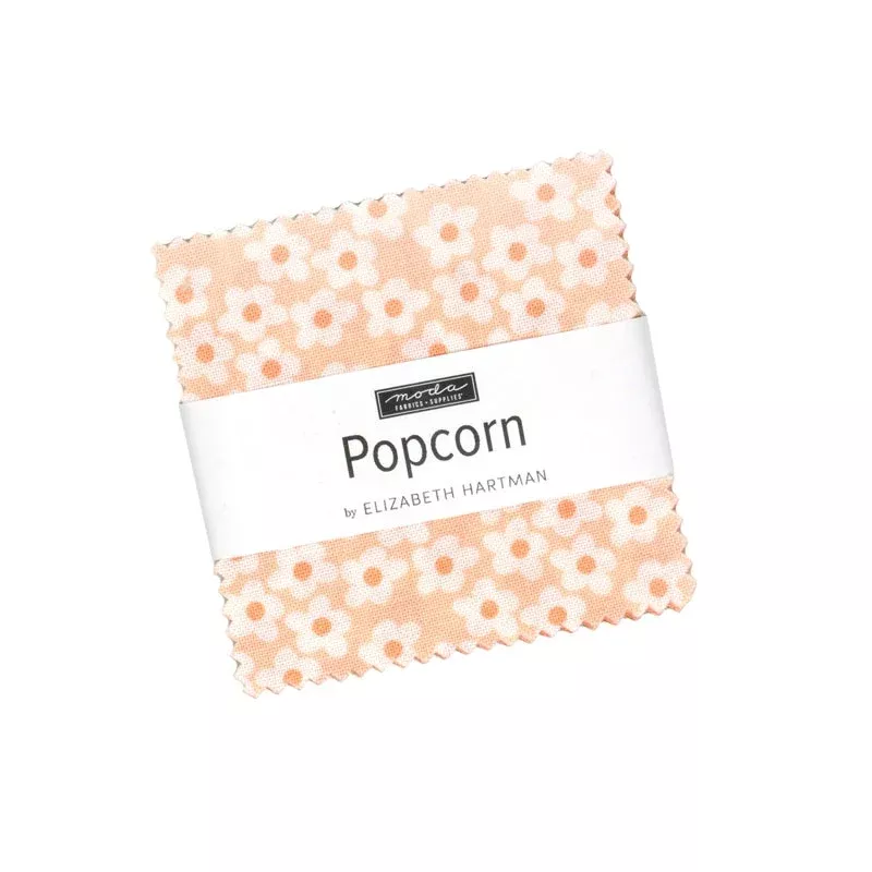 Popcorn 2.5-Inch Mini Charm Pack by Elizabeth Hartman for Moda, 42 pieces (Preorder)