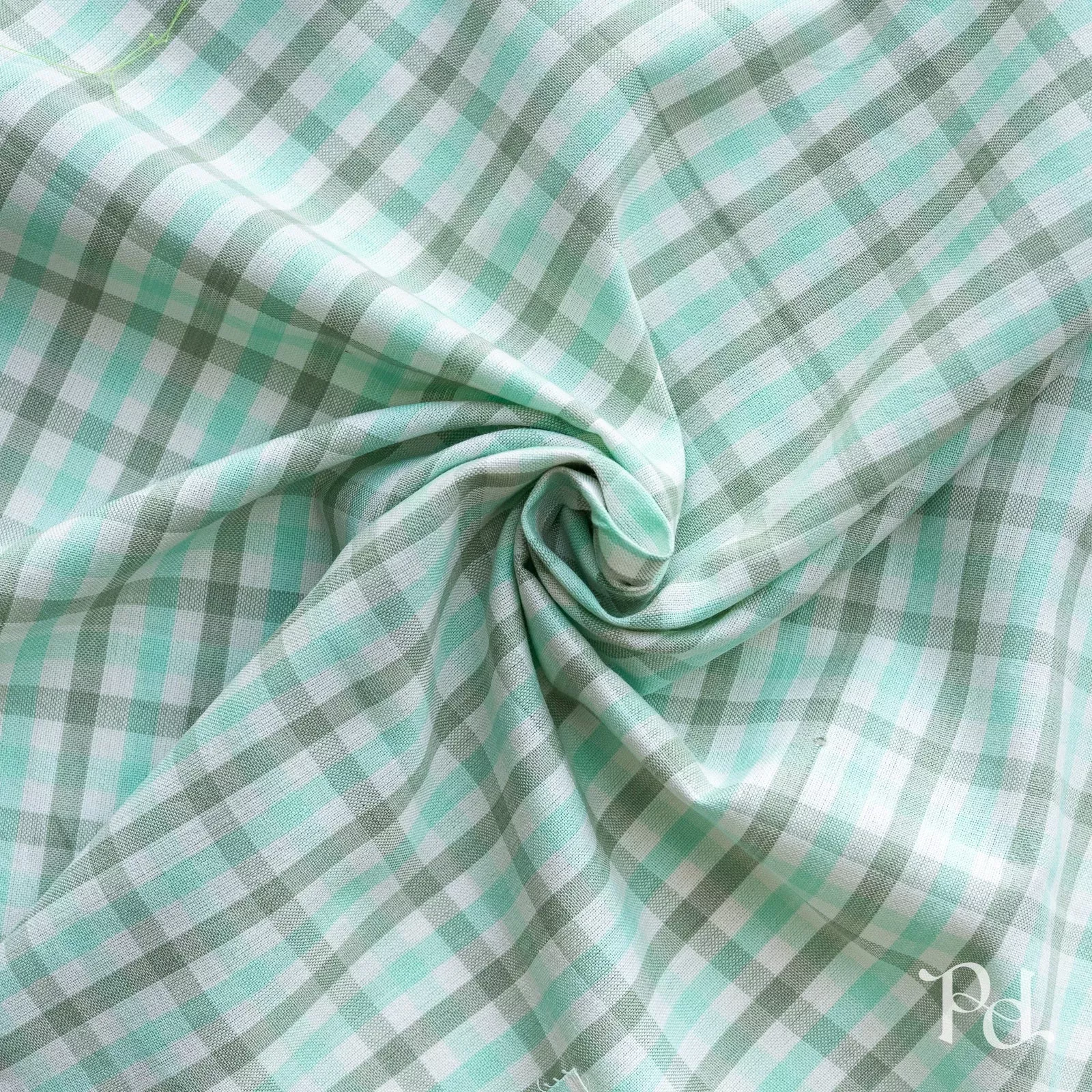 Popcorn Wovens Checks and Plaids in Aqua – by Elizabeth Hartman for Moda (Preorder)