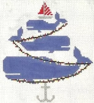 Poppy’s Designs – Whale Christmas Tree