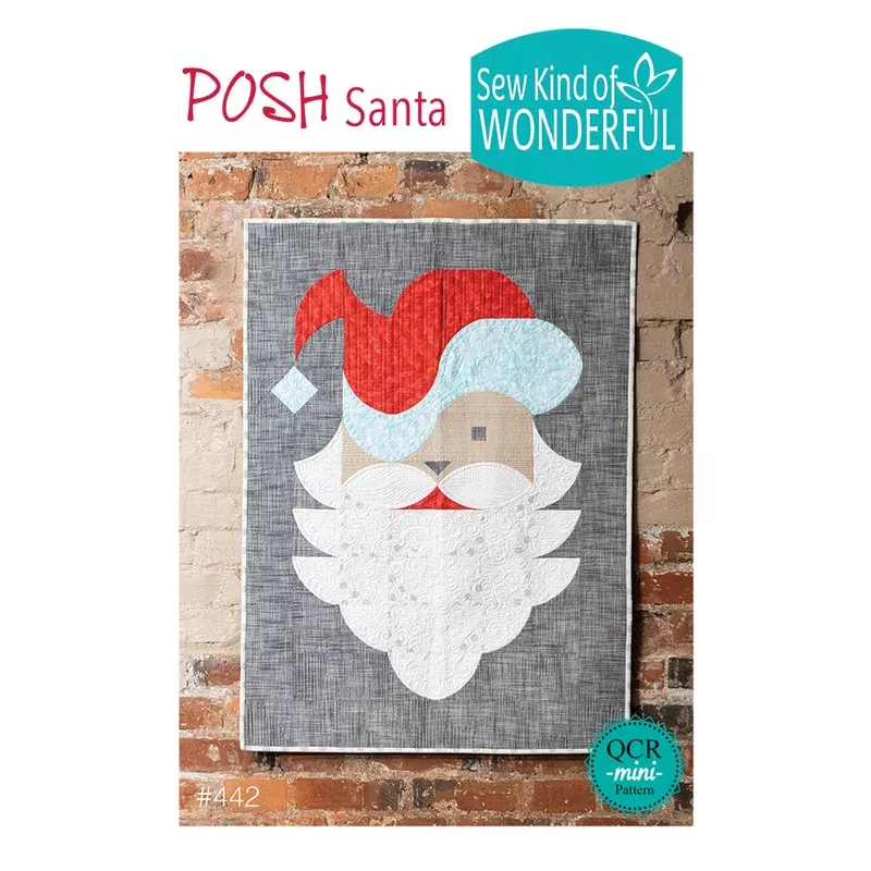 Posh Santa Quilt Pattern by Sew Kind of Wonderful