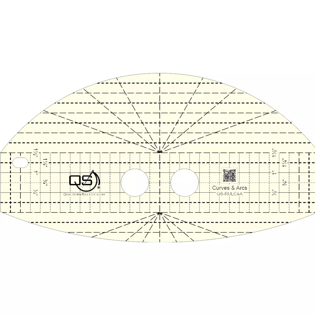 Precision Machine Quilting Ruler Curves & Arcs