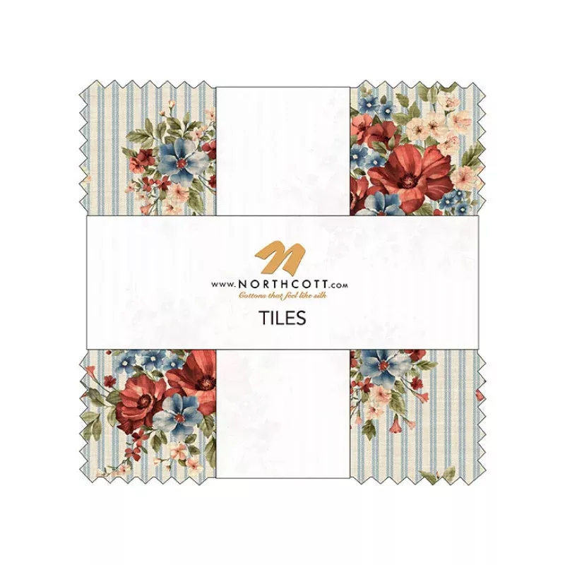 Precut Fabric – Farmhouse Sampler – 10″ Tiles