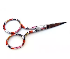 Premax 3 1/2″EmbroideryScissors Red Floral