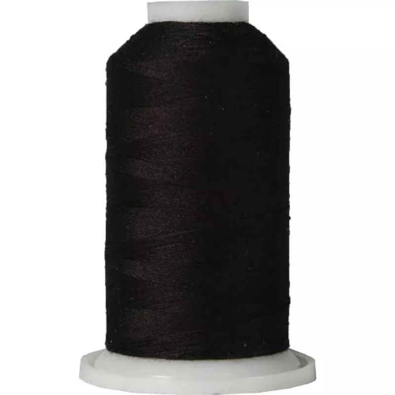 Premium Sewing Thread No. 102- 600 Meter Cones – Black – All-Purpose Polyester