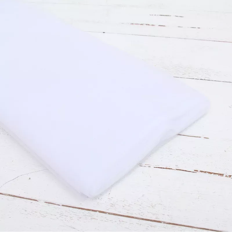 Premium Soft Tulle Fabric – 20 Yards by 54″ Wide – White