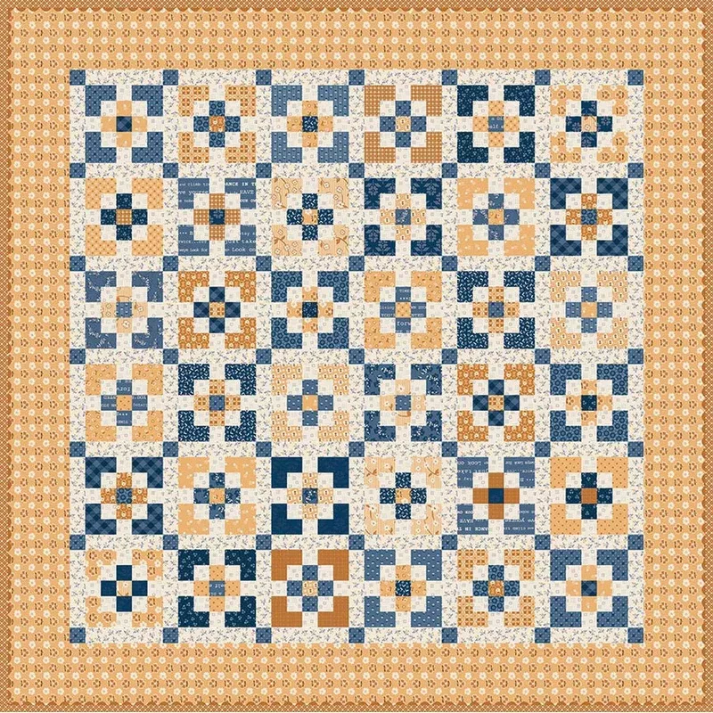 PREORDER Denim & Daisy Charmed Quilt Kit