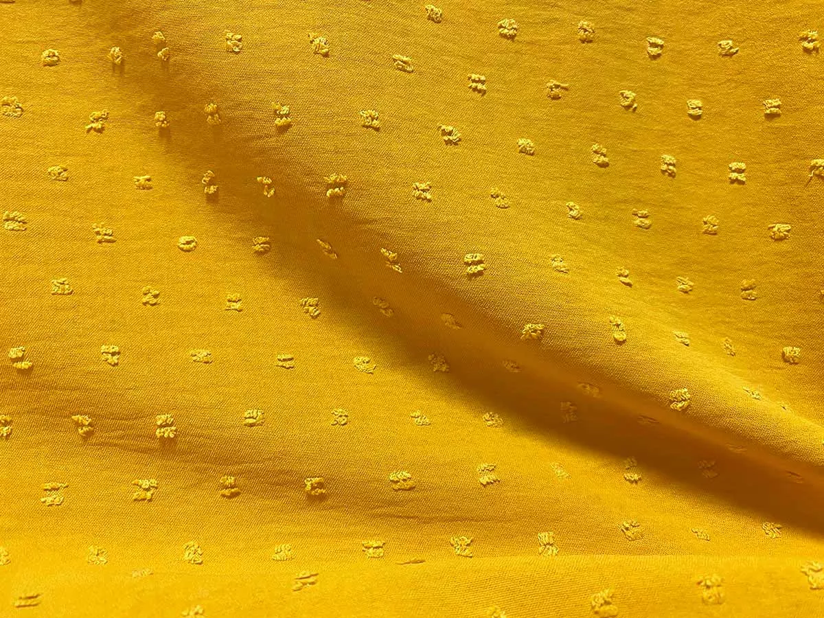 Preppy Style Fabrics - Sunflower Dotz