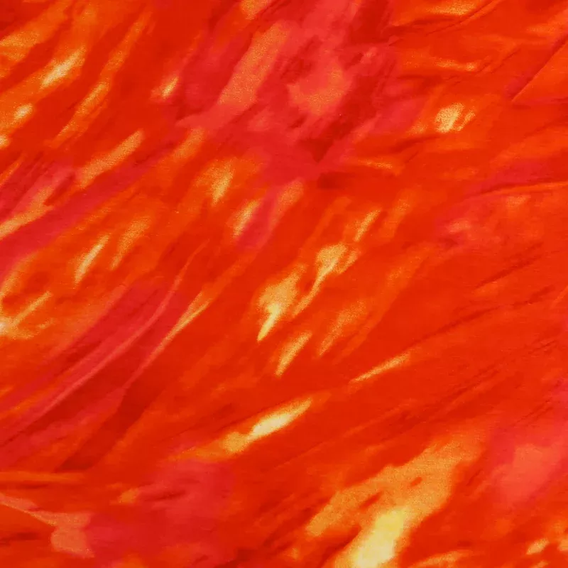 Printed Faux Silk – IMOGENE – 004 – Orange