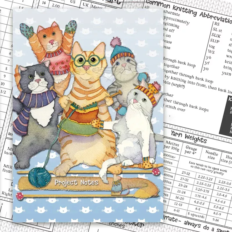 Project Book – Knitting Jotter and Stash Notes