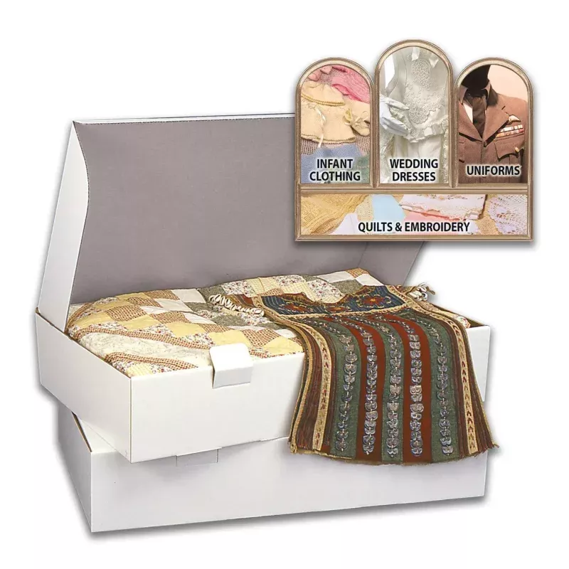 PROP-IT Acid Free Quilt /Textile Storage Box Medium