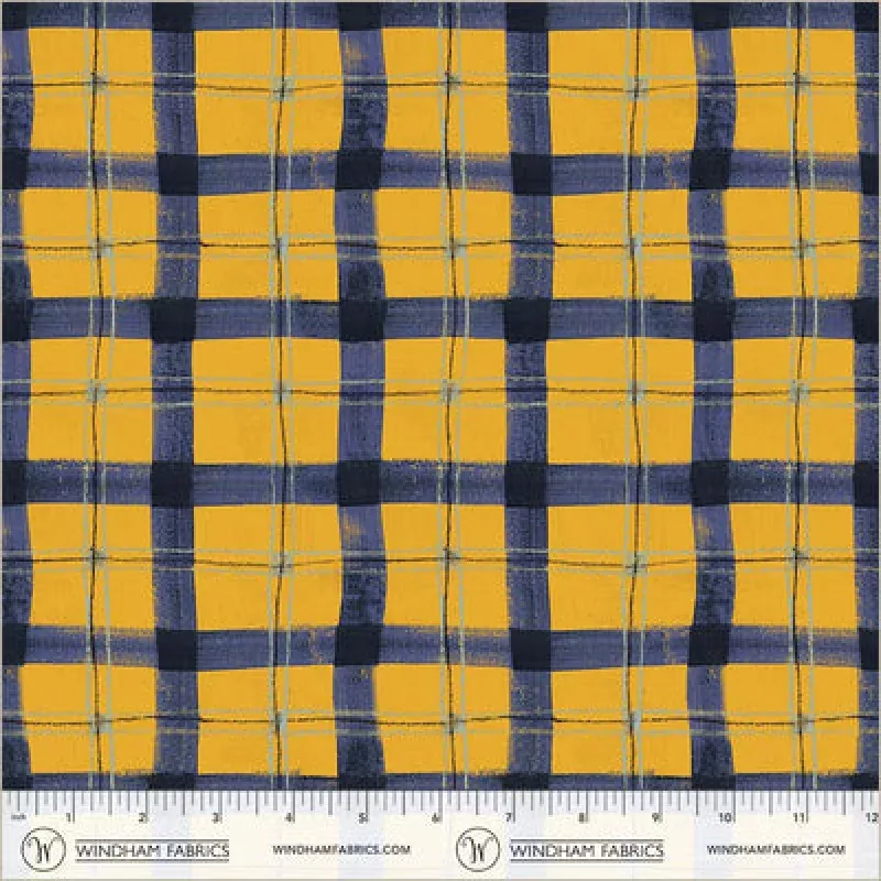 Proper Plaid Summertime Cotton 43/44 Fabric Per Yard
