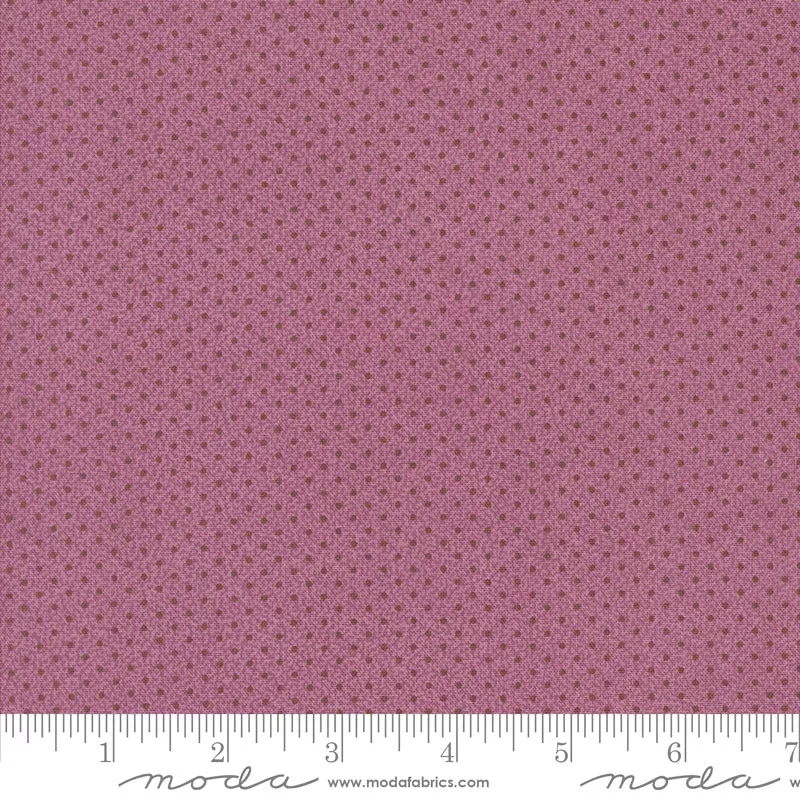 Pumpkin Spice Gatherings Mulberry Dot Dot Yardage by Primitive Gatherings for Moda Fabrics