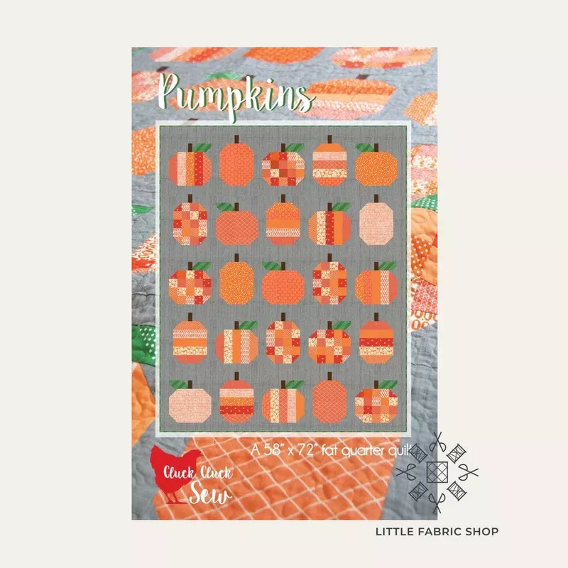 Pumpkins Pattern | Quilt Pattern | Cluck Cluck Sew
