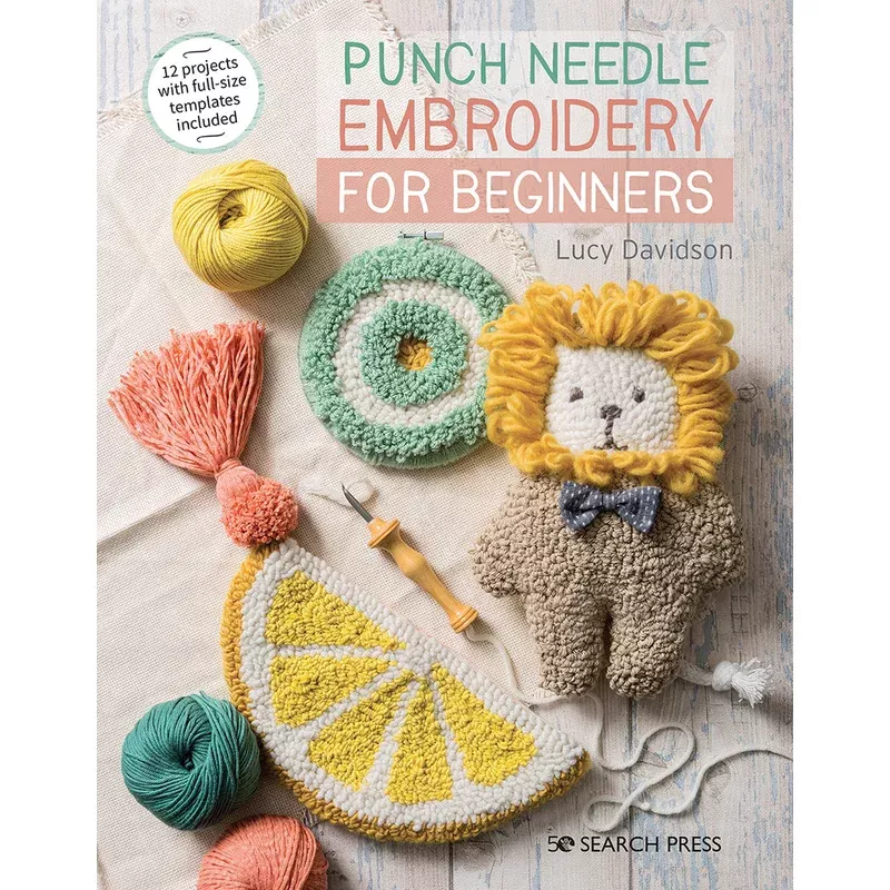 Punch needle embroidery for beginners by Lucy Davidson