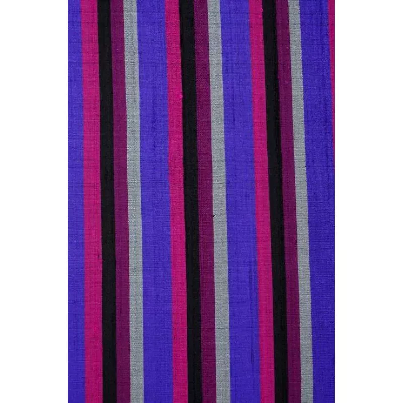 Purple 36 Striped Silk Shantung
