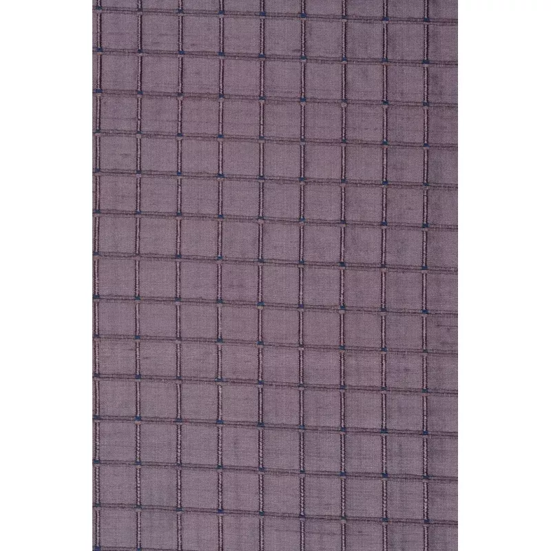 Purple Ash Silk Shantung Windowpane 44″ Fabric