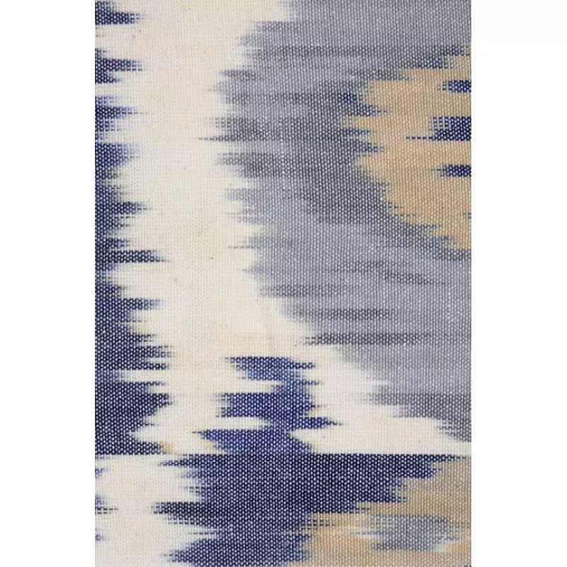 Purple Navy 043 Cotton Ikat