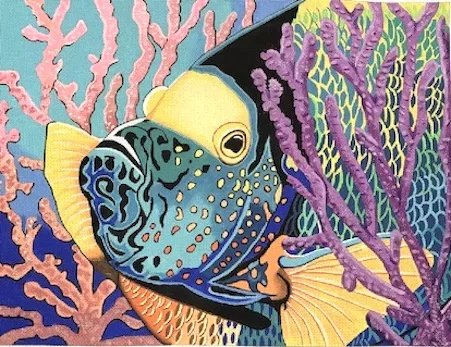 Purple Palm Designs – Angel Amid the Coral