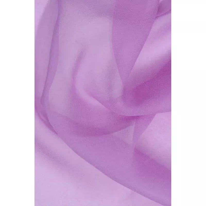 Purple Pink Silk Georgette Fabric
