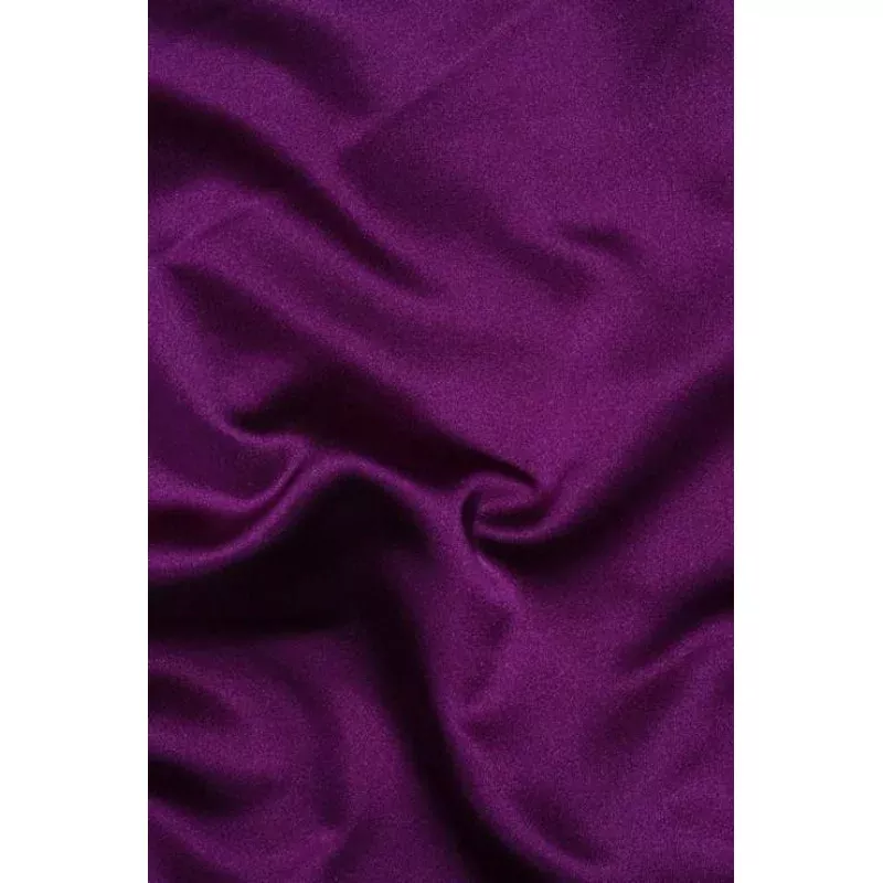Purple Silk Duchess Satin Fabric