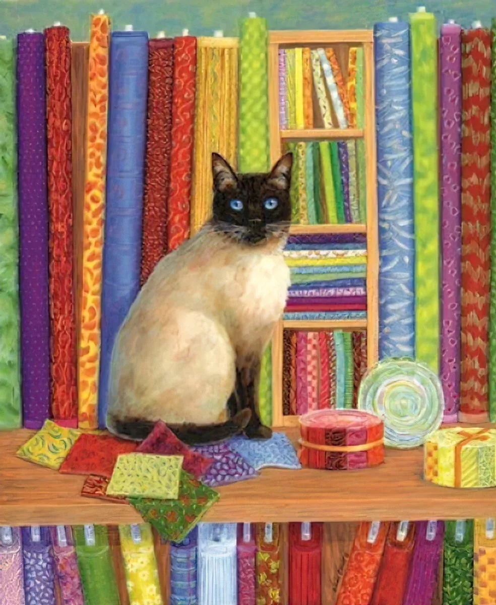 Puzzle – Quilt Shop Cat 1000pc Puzzle