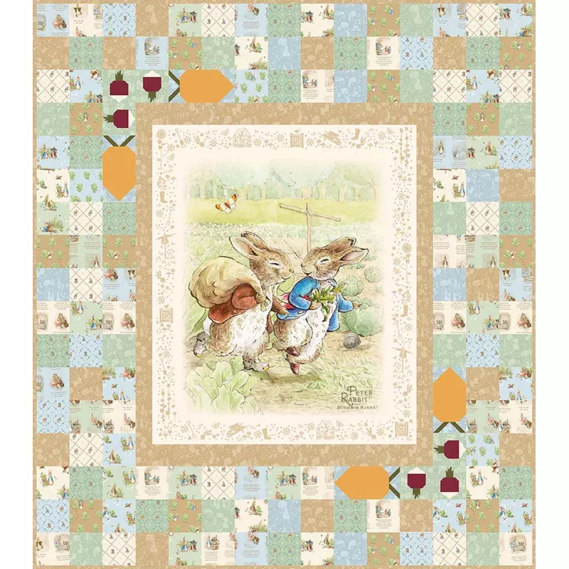 Quilt Kit – Peter’s Garden Adventure Quilt Kit