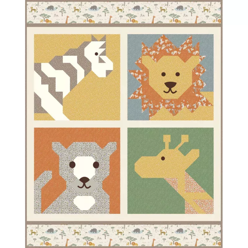 Quilt Kit – Safari on the Savannah