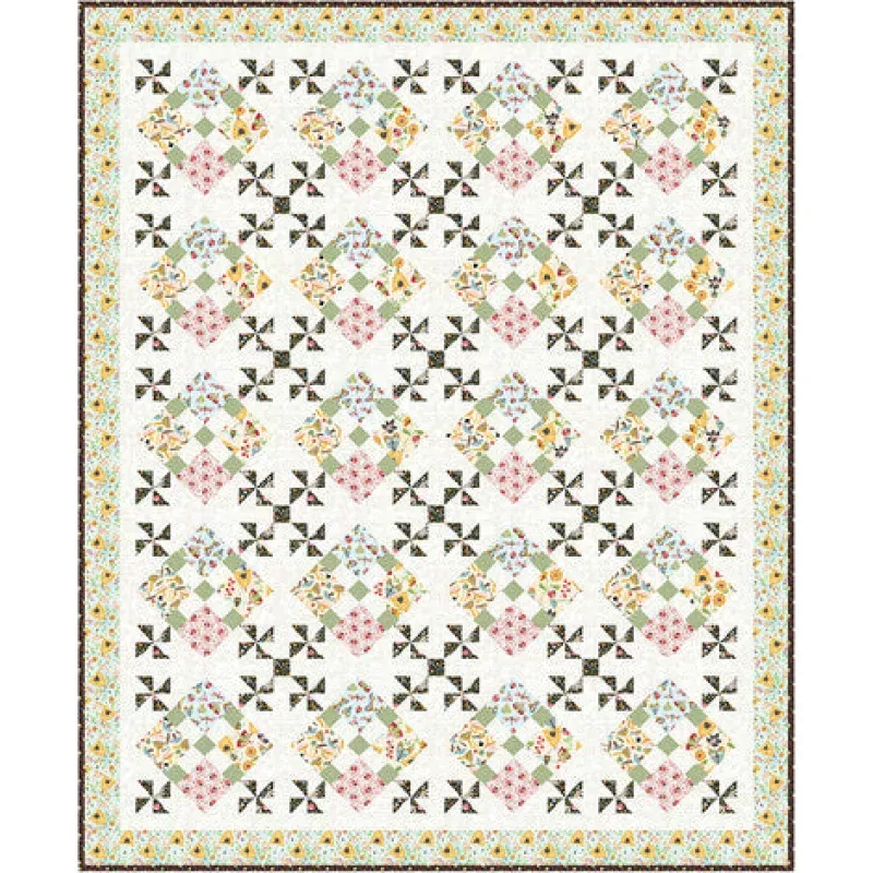 Quilt Kit – Spring Twirl Quilt – Nature’s Symphony